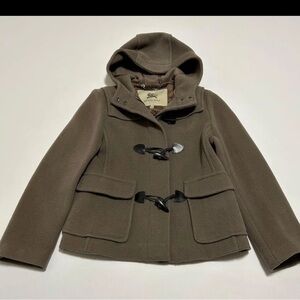 Burberry Taupe Toggle Utility Jacket